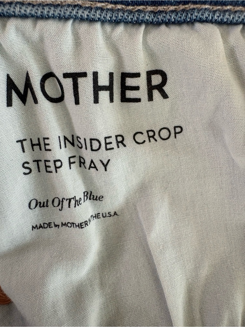 Mother The Insider Crop Step Fray Hem